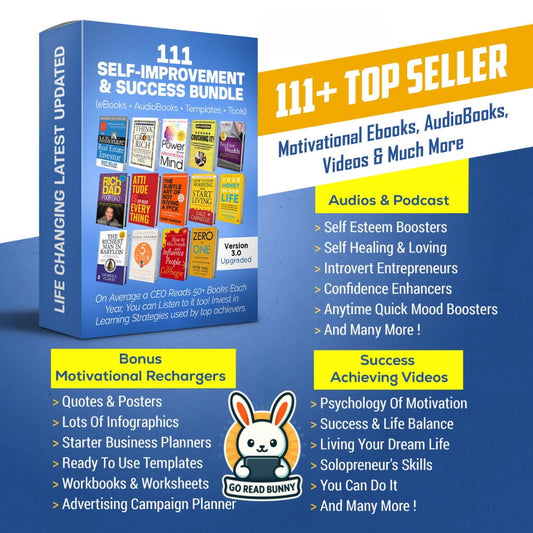 The Ultimate Self Development Resources Kit! Handpicked 100+ AudioBooks & eBooks Immediate Access In Google Drive
